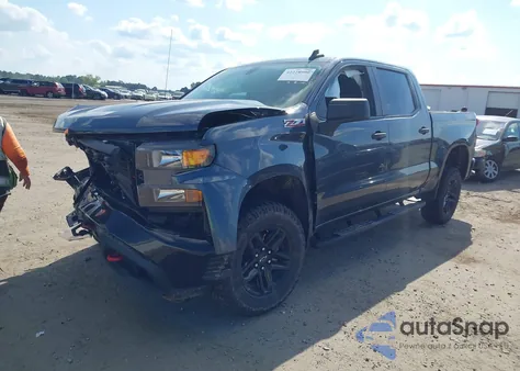 2022 Chevrolet Silverado 1500 Ltd 4Wd Short Bed Custom Trail Boss z USA, uszkodzony, nr VIN 1GCPYCEK4NZ157133